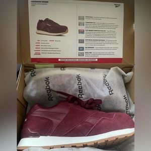 BRAND NEW Harman Work Composite Sneakers-Burgundy